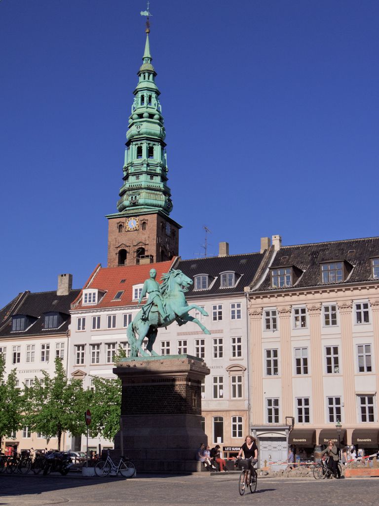 Statue  of Absalon, HÃ¸jbro Plads in Copenhagen